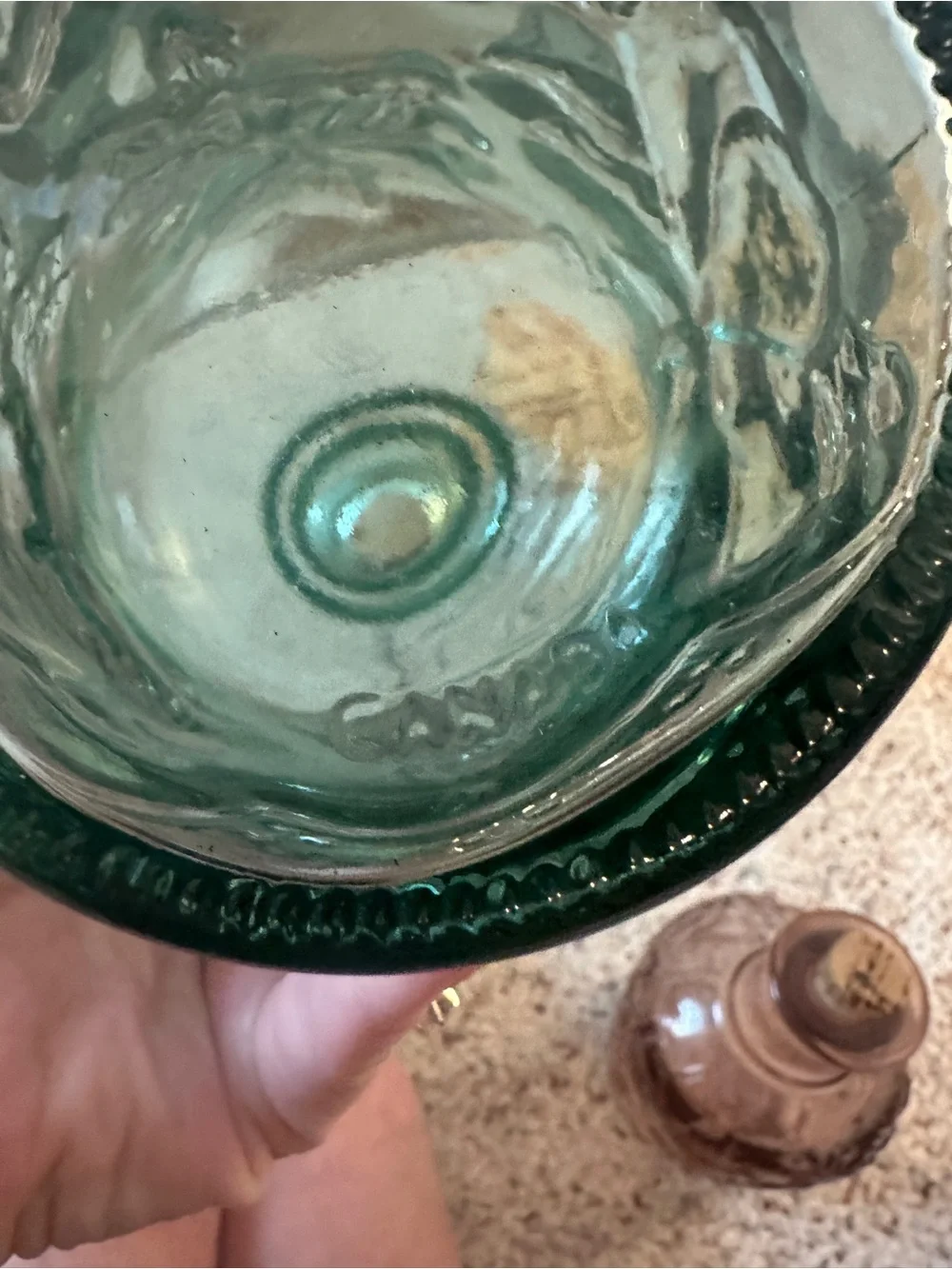 2 vintage Libbey Canada decanter